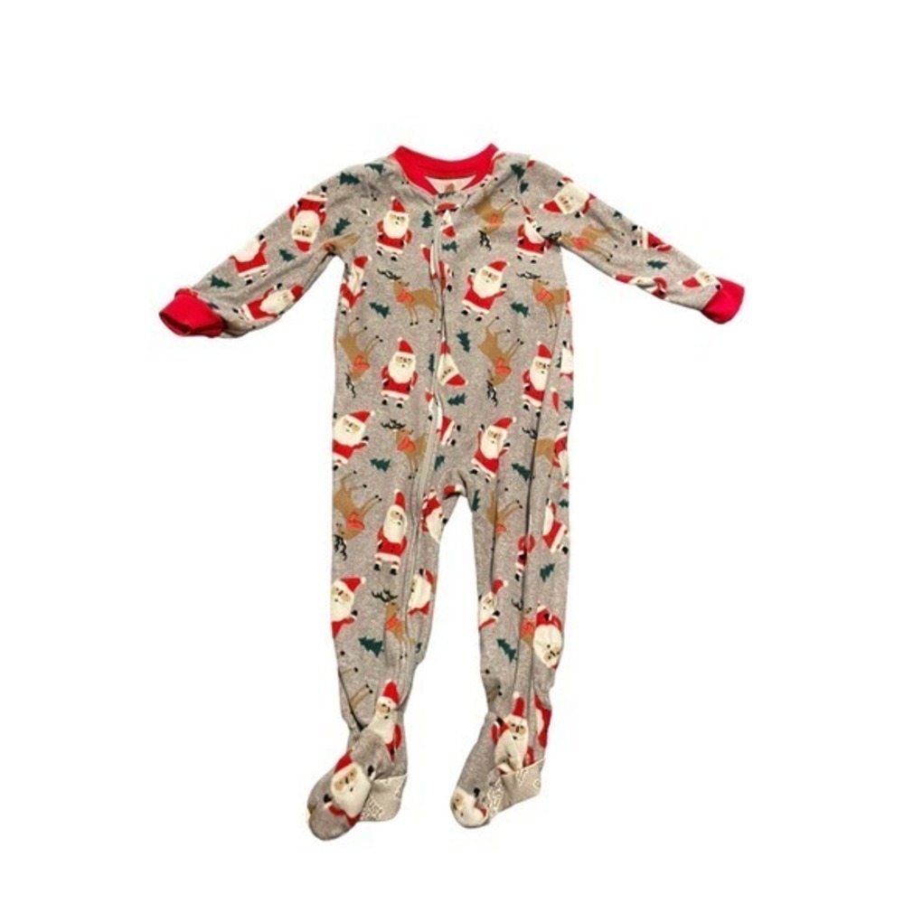 Carter’s Santa Footed Pajamas Size 2T